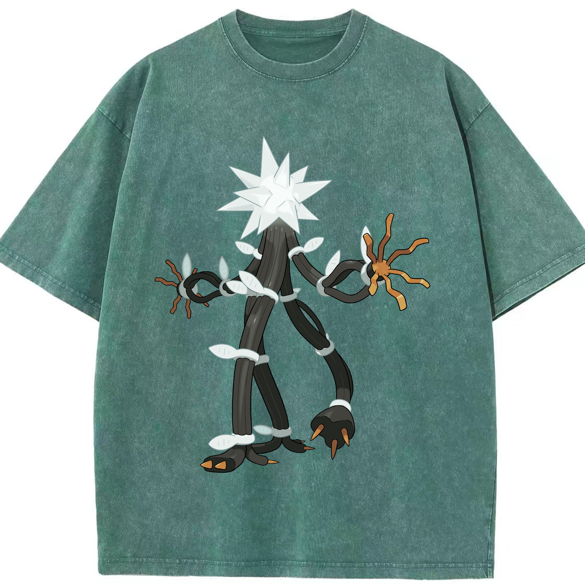 （画像用） ポケットモンスター Pokémon 綿100% ヴィンテージ風 半袖Tシャツ（フロントプリント）